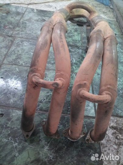 Выпускной коллектор, штаны Honda CBR 600 RR 05-06