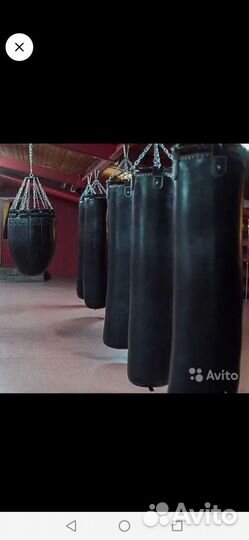 Мешки и груши боксерские из кожи