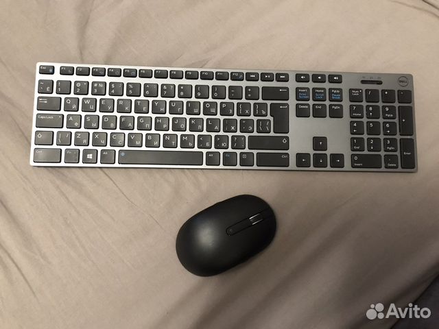 Беспроводная клавиатура и мышь dell купить в Москве | Электроника | Авито