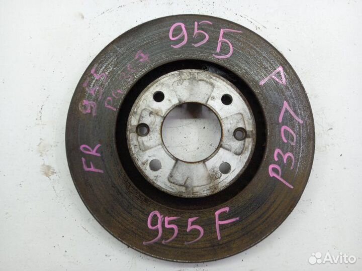 Тормозной диск передний Peugeot 307 3A/C EW10A