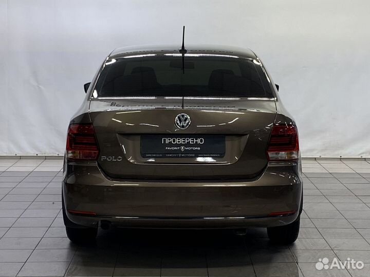 Volkswagen Polo 1.6 AT, 2018, 165 660 км