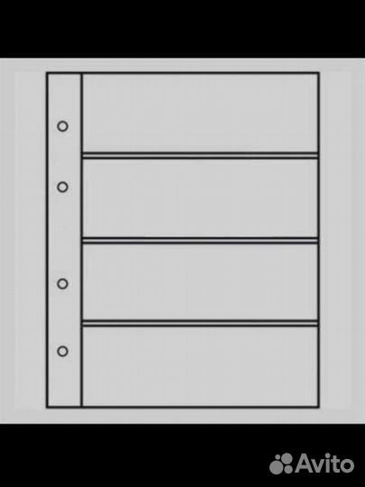 Лист для бон, формат 