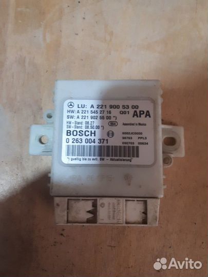 Блок парктроников А 221 900 53 00 мерседес 221