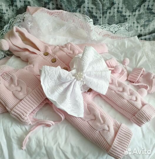 Конверт на выписку зимний для девочки