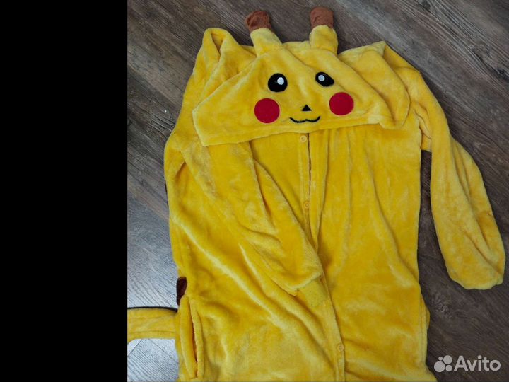 Пижама кигуруми пикачу