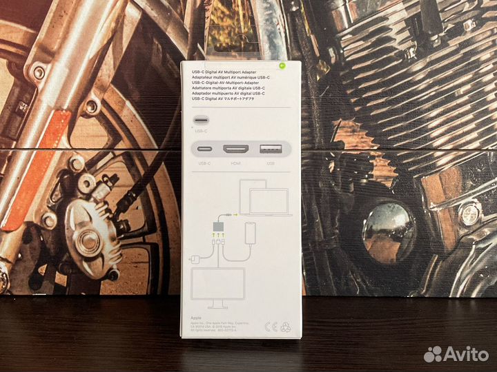 Адаптер Apple USB-C Digital AV Multiport, белый