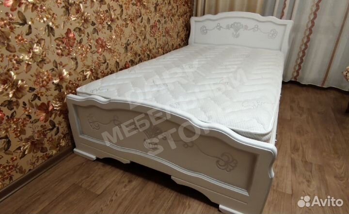 Кровать 120 массив