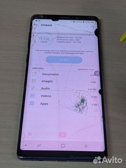 Samsung Galaxy Note 9 Snapdragon USA 128gb Разбит