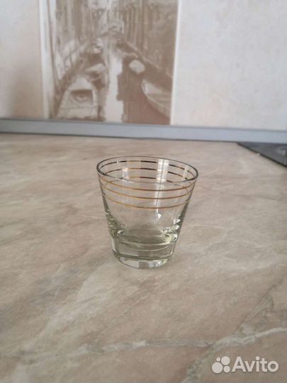 Стопка чсср старинная богемия 5 шт