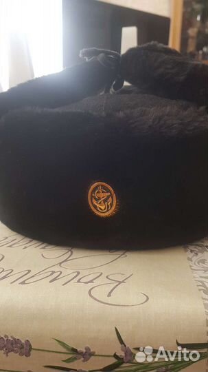 Шапка ушанка мужская форменная из цигейки