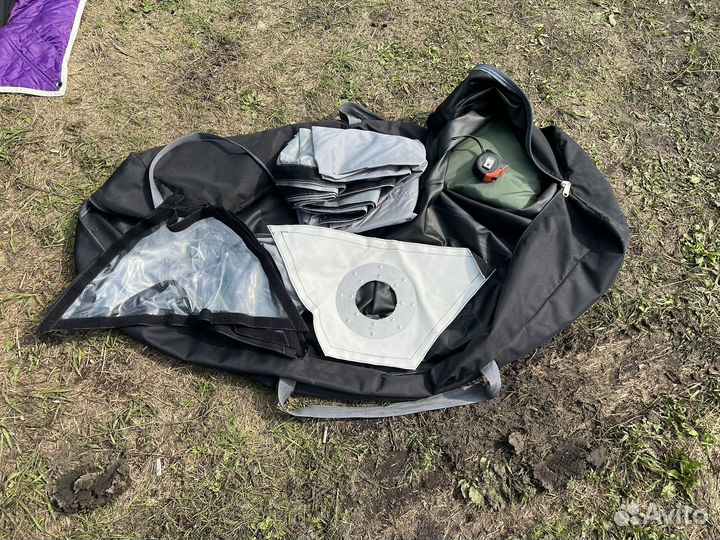 Палатка куб Blau See 220 (палатка и пол)