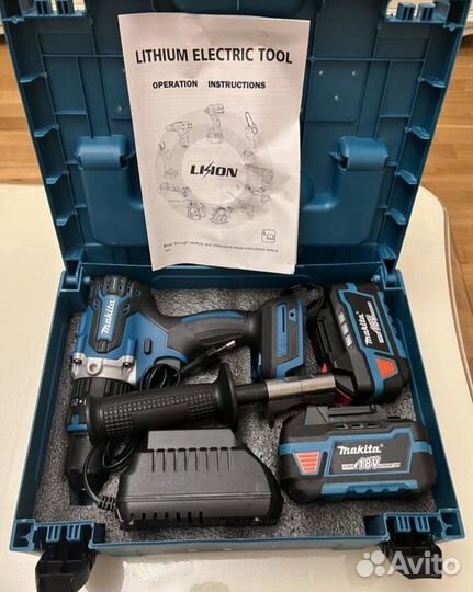 Шуруповерт Makita 18v бесщеточный ледобур 120 N.M