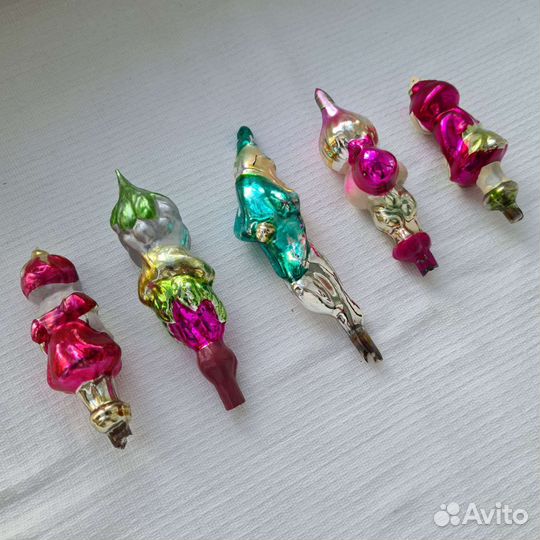 Елочные игрушки СССР из набора 