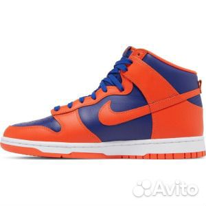 Кроссовки Nike Dunk High 'Knicks', оранжевый