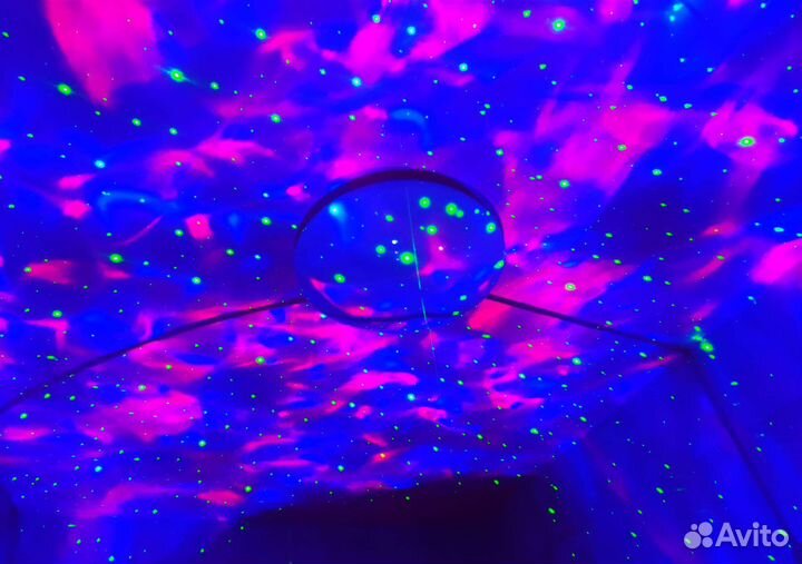 Ночник звездное небо стерео Блютуз колонка 8вт