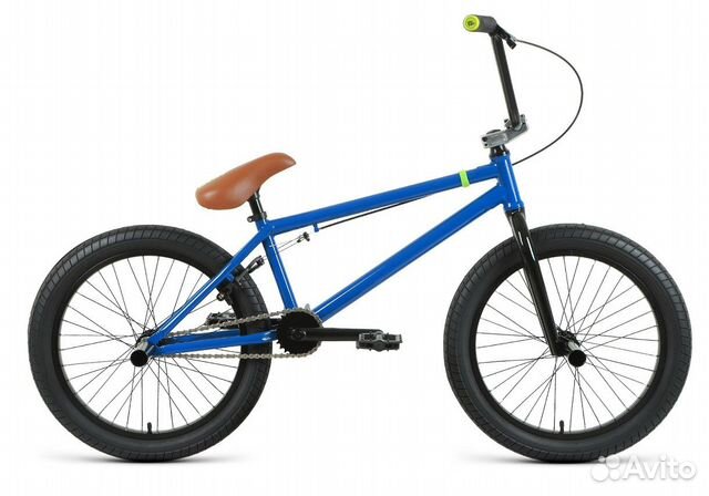 Велосипед 20д. Forward, BMX zigzag, синий (2021г.)