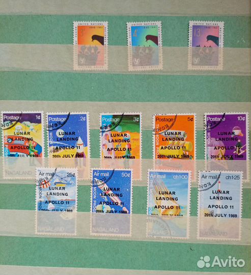 Марки разных стран 1915-1986