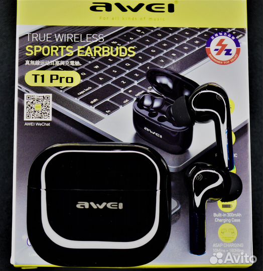 Наушники беспроводные Awei T1 Pro