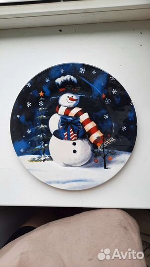 Тарелка плоская большая