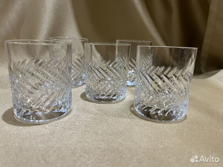 Хрустальные стаканы стопки СССР