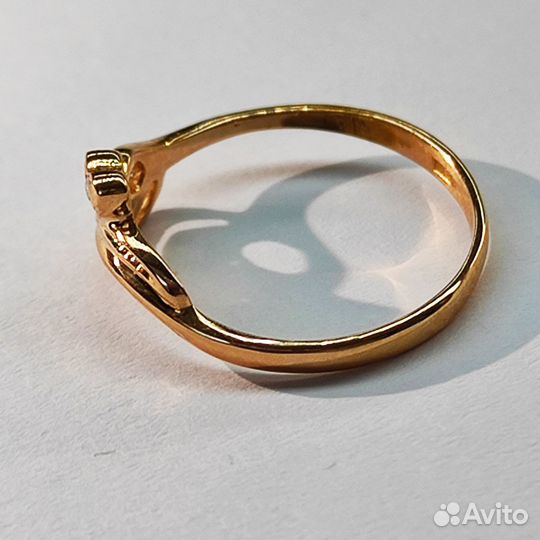 Кольцо золотое (арт 125679) Д15