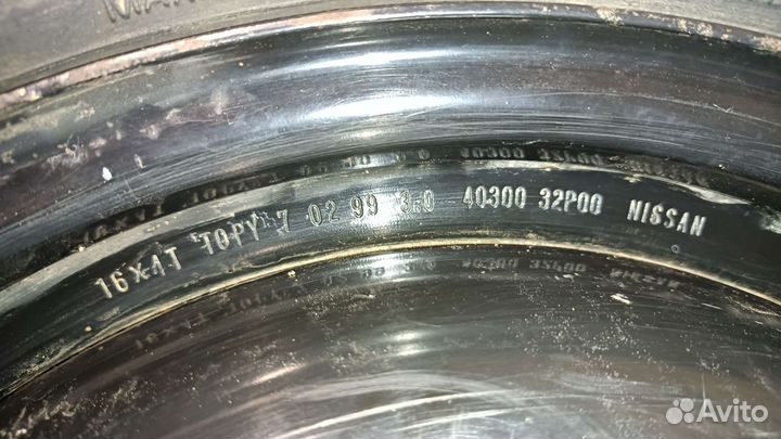 R16 Yokohama 125T 135/70, PCD 5x114.3 DIA 65