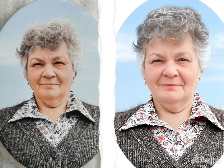 Фото на памятник / Реставрация / Ретушь