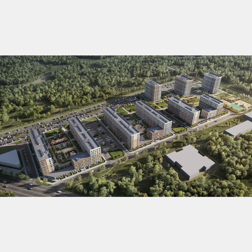 2-к. квартира, 45,7 м², 9/9 эт.