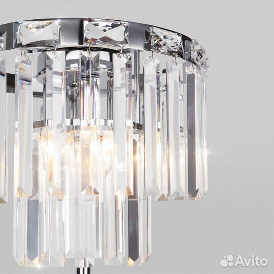 Торшер Eurosvet Elegante 01137/3 хром/прозрачный х