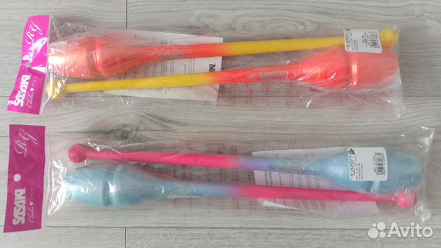 Булавы для художественной гимнастики Sasaki 40,5см