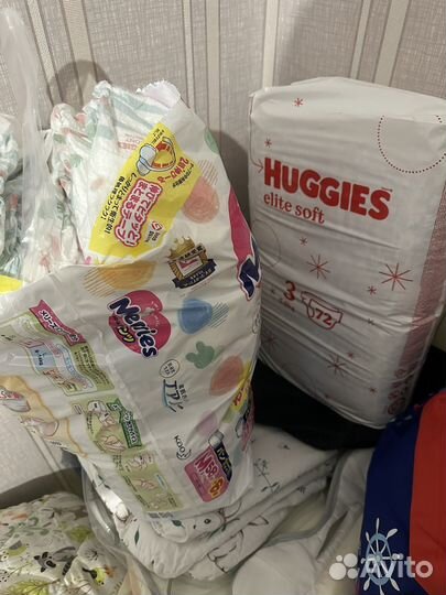 Подгузники huggies 3