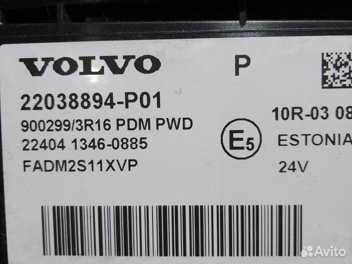 Блок управления дверью Volvo, 22038894 код 17907