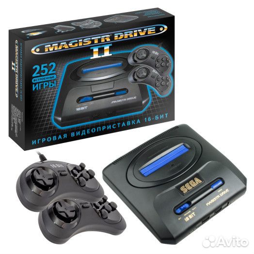Сега 16-бит Magistr Drive 2 252 игры
