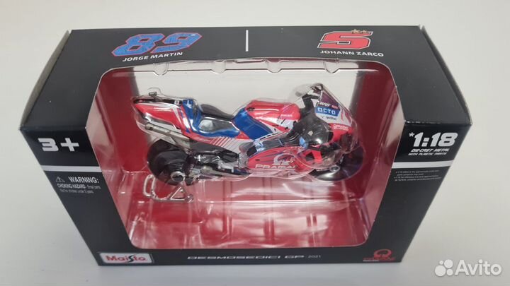 Модель гоночного мотоцикла Maisto Ducati desmosedi