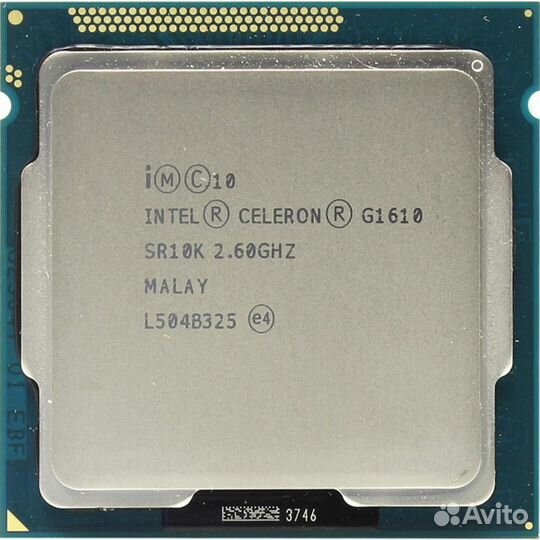 Процессор Intel Celeron G1610, SR10K