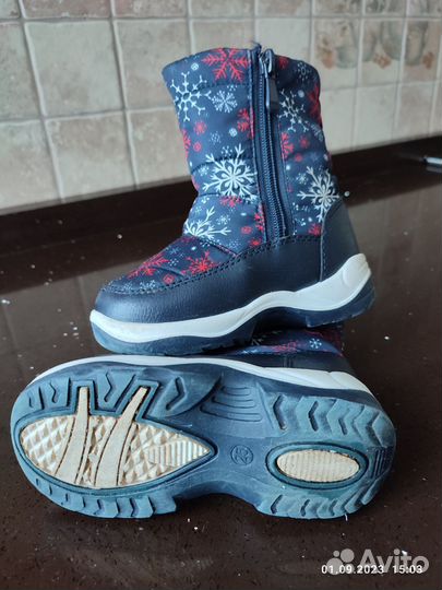 Сапоги детские зимние 25 размер