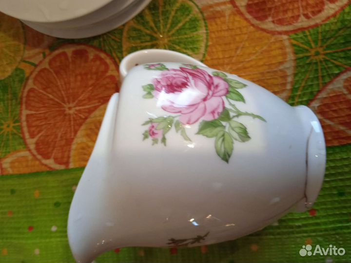 Чайно кофейный сервиз гдр. Фарфор