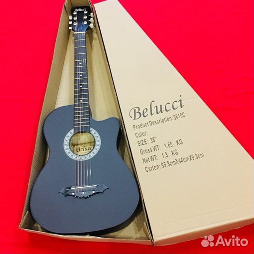 Акустическая гитара новая Belucci BK 3820