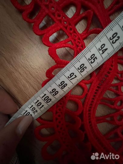 Платье красное Alaia 40-42 размер