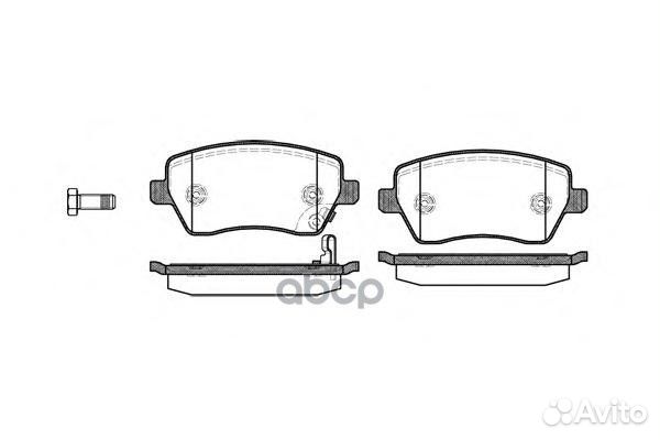 987 11 5581062J00000 колодки дисковые п Opel