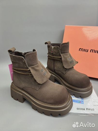 Ботинки полуботинки Miu Miu зимние