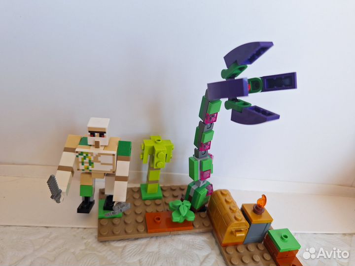 Набор Lego Minecraft, 21176, 21163, б/у