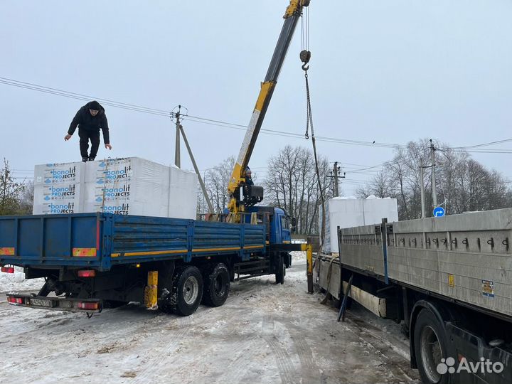 Газобетонные блоки с завода Бонолит