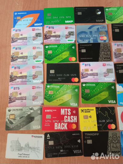 Коллекция банковских карт