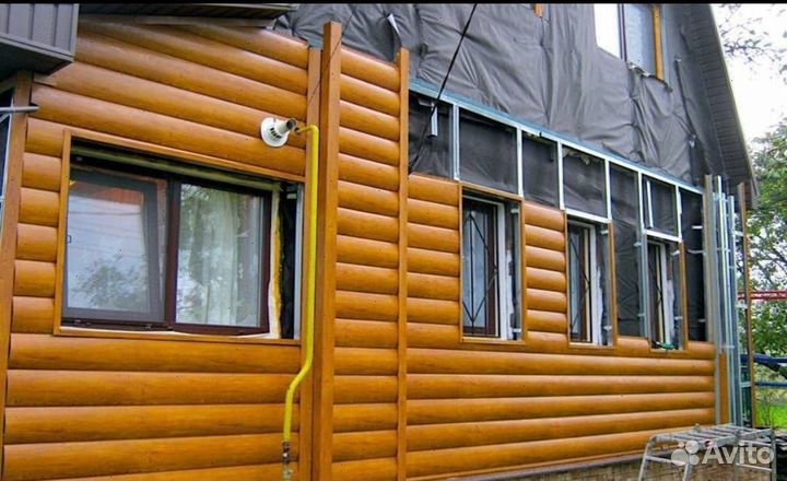 Фасадные работы Сайдинг Фасад монтаж