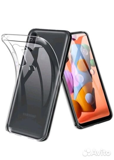 Чехол силиконовый для Samsung Galaxy A11