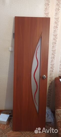 Межкомнатные двери бу 60 см с коробкой