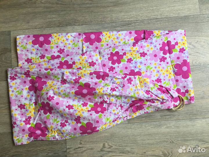 Слинг для куклы с кольцами на одно плечо (хлопок)