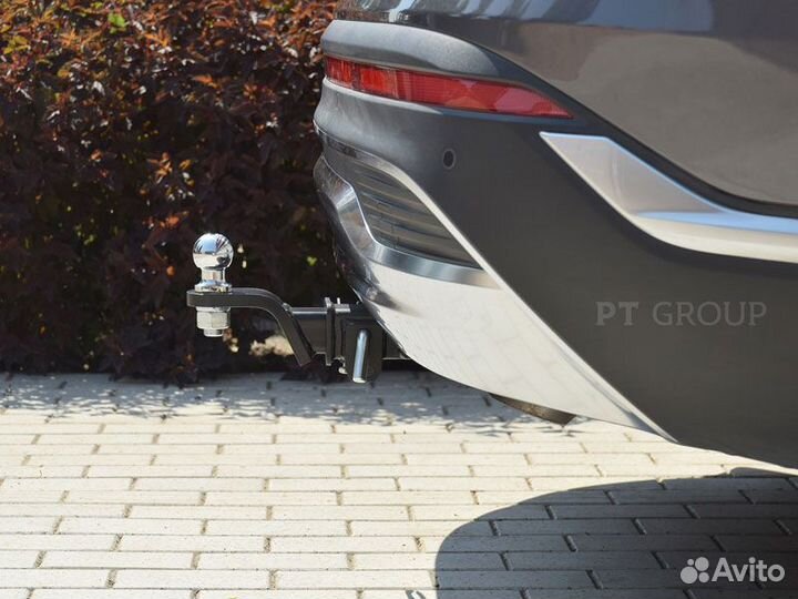 Фаркоп под квадрат Hyundai Santa Fe IV Restyling