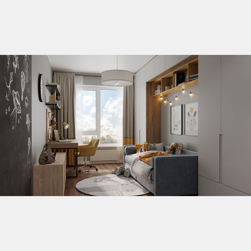 1-к. квартира, 35,9 м², 12/15 эт.